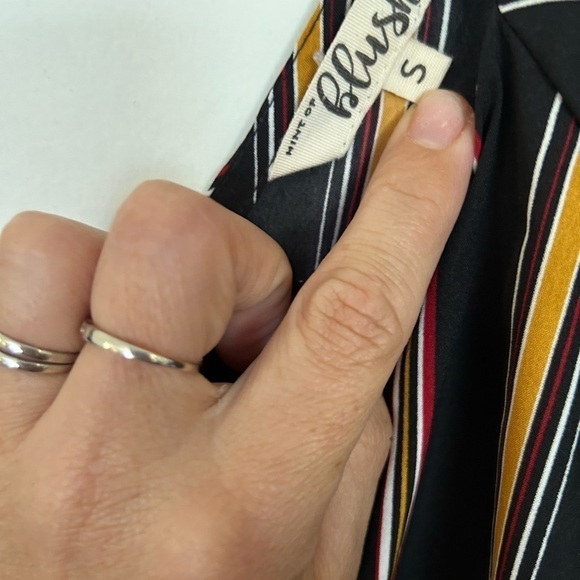 Oh, one piece jumper, striped front tie  size, small from hint of blush - Picture 7 of 8